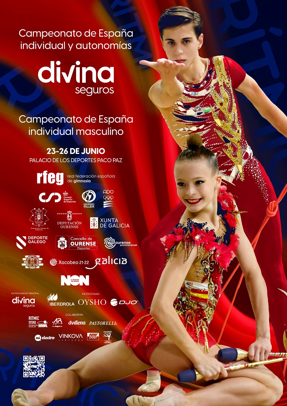 Campeonato de Espa&ntilde;a Individual y Autonom&iacute;as y Campeonato de Espa&ntilde;a Individual Masculino de Gimnasia R&iacute;tmica 2022